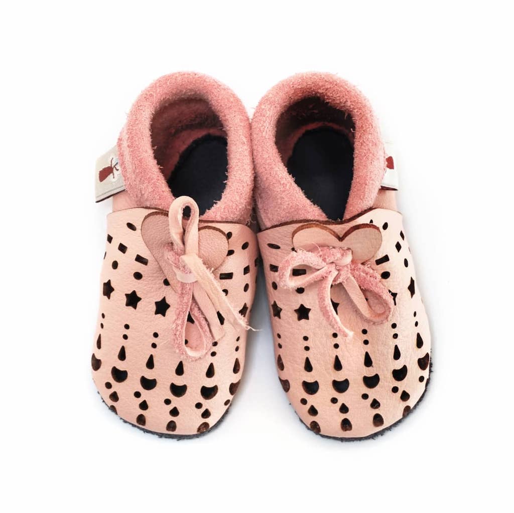 Baobaby Krabbelschuhe Dots Rosa